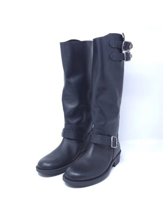 Coach Shoes - New COACH Daria Black Leather Moto Ankle Boots